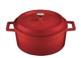CAÇAROLA Ø28CM 6.7L FERRO VERMELHO